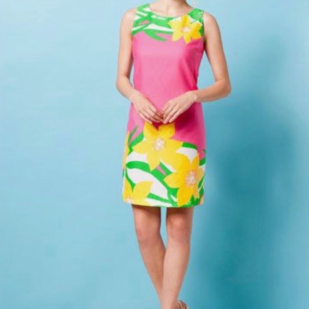 Lilly Pulitzer Dancing Daffodils Shift Dress